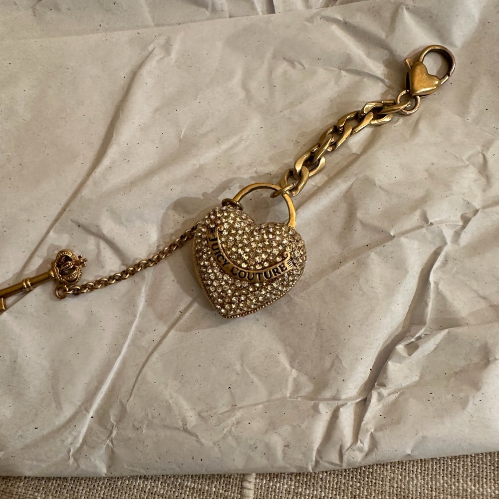 Vintage Juicy Couture Pave Crystal Bag Charm